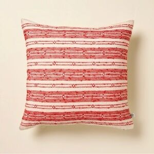 Hearth & Hand Magnolia Textured Stripe Dot Square Throw Pillow
